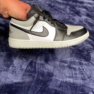 Nike Air Jordan Low Black and Gray Sneakers